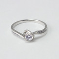 925純銀|清麗心綺鋯石/鑽石戒指 ZR583_2 925純銀|清麗心綺鋯石/鑽石戒指 ZR583_2