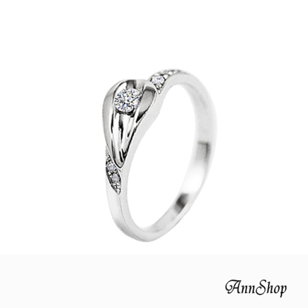 925純銀|星燦鋯石/鑽石戒指【女款】 ZR812