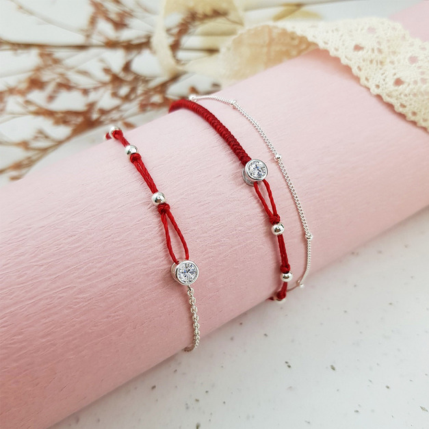 925純銀|紅線情緣 / 紅線傳情手鍊 HL0139B01-HL0149B05