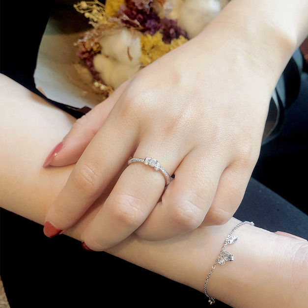 925純銀|指屬於妳.連理戒指 RL0367