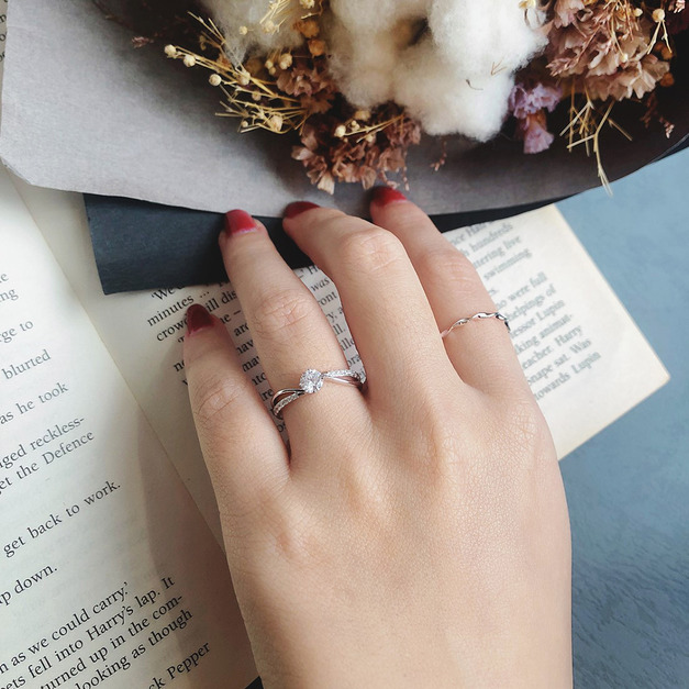 925純銀|指屬於妳.戀心戒指 RL0364