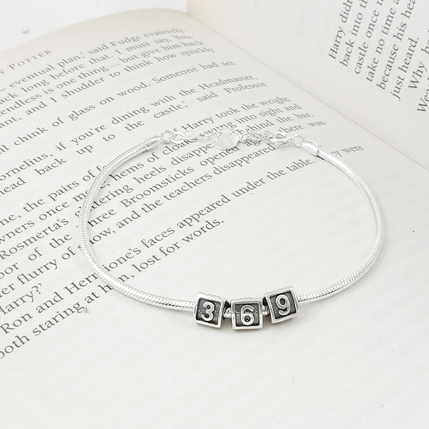 925純銀|生命靈數手鍊.369智慧線 b91091-p901496-3-69