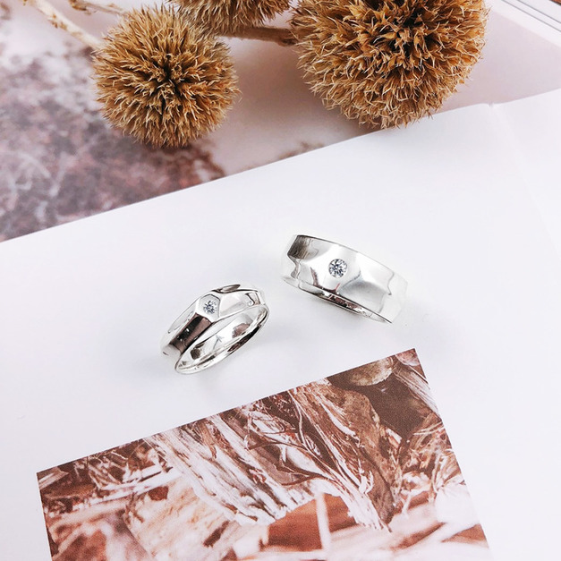 925純銀|愛情浪潮戒指 RL0360-RL0361