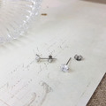 585K金|5mm四方鑽耳飾 e500000122_3 585K金|5mm四方鑽耳飾 e500000122_3