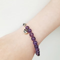 925純銀|招財元寶簡約素面紫水晶手鍊 b9059-2_3 925純銀|招財元寶簡約素面紫水晶手鍊 b9059-2_3