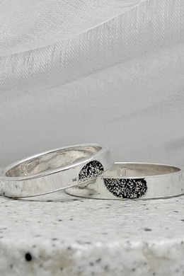 925純銀|相愛印記戒指(贈刻指紋) mr0011-mr0011A 925純銀|相愛印記戒指(贈刻指紋) mr0011-mr0011A