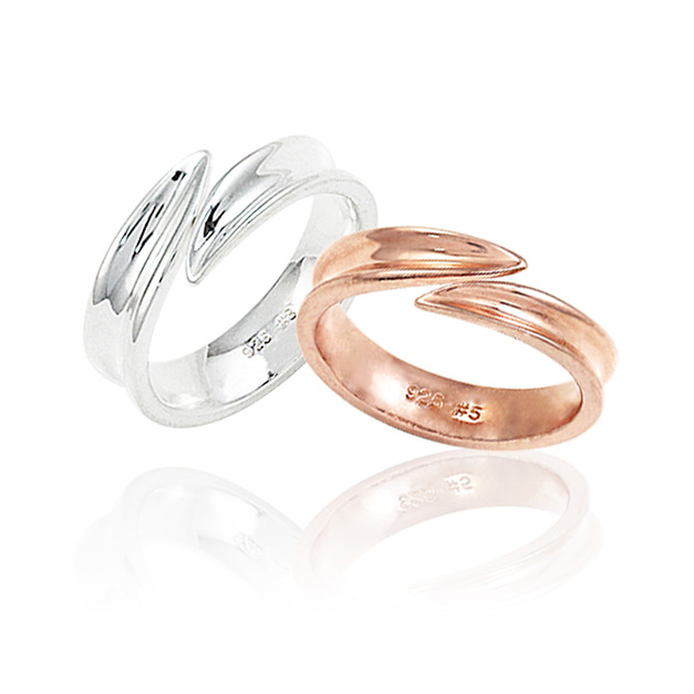 925純銀|默契戒指 RL0137-RL0138