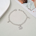 925純銀|奶嘴奶瓶與吉祥小象小孩手鍊 b91232 925純銀|奶嘴奶瓶與吉祥小象小孩手鍊 b91232