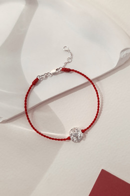 925純銀|財運亨通紅線手鍊(白) 9BW0051 925純銀|財運亨通紅線手鍊(白) 9BW0051