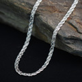 925純銀|扁麻花鍊 ne951 925純銀|扁麻花鍊 ne951