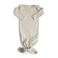 Mushie Ribbed Knotted Baby Gown 寶寶連身服_5 Mushie Ribbed Knotted Baby Gown 寶寶連身服_5