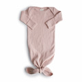Mushie Ribbed Knotted Baby Gown 寶寶連身服_1 Mushie Ribbed Knotted Baby Gown 寶寶連身服_1