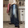 水洗裂紋廓腿燈芯絨寬褲 水洗裂紋廓腿燈芯絨寬褲