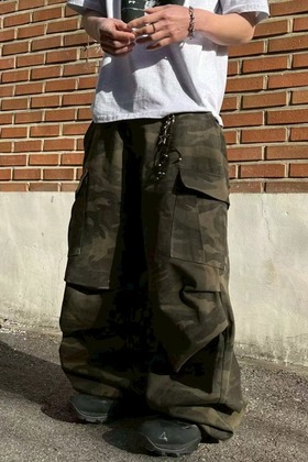 工裝傘兵結構迷彩褲 工裝傘兵結構迷彩褲