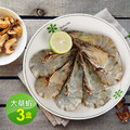 天然飼養10P草蝦X3盒(10尾/盒/淨重380g)-免運 天然飼養10P草蝦X3盒(10尾/盒/淨重380g)-免運