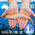 巨無霸10/15規格-澳洲大堡礁野生國王蝦500G(約7尾)-任選 巨無霸10/15規格-澳洲大堡礁野生國王蝦500G(約7尾)-任選