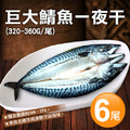 北極洋|特大|鯖魚一夜干320-360g|6尾 北極洋|特大|鯖魚一夜干320-360g|6尾