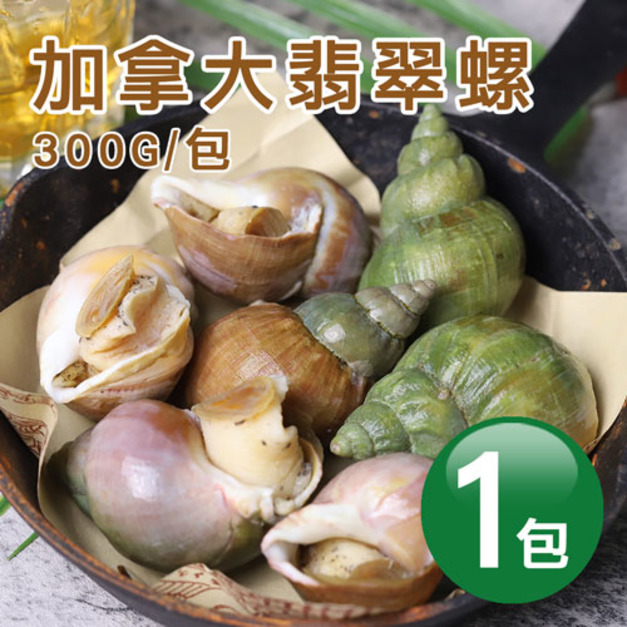 熟凍|加拿大翡翠螺|300G/包|附獨家沾醬|任選