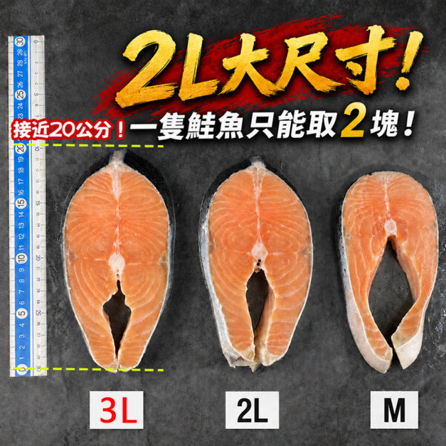 厚切鮭魚300~500g-任選 厚切鮭魚300~500g-任選