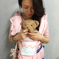 CLARECHEN 掰掰蝴蝶袖_有機荷葉背巾口水巾+防掉帶_粉紅色_5 CLARECHEN 掰掰蝴蝶袖_有機荷葉背巾口水巾+防掉帶_粉紅色_5