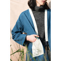 丹寧系列│和服罩衫│耳機孔設計│藍白│ Denim kimono_3 丹寧系列│和服罩衫│耳機孔設計│藍白│ Denim kimono_3