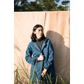丹寧系列│斗篷罩衫│耳機孔設計│藍│ Denim Cloak_1 丹寧系列│斗篷罩衫│耳機孔設計│藍│ Denim Cloak_1