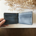 真皮短夾│6卡片層│墨藍|Bi-fold wallet 真皮短夾│6卡片層│墨藍|Bi-fold wallet