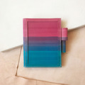 真皮書套│無印良品A6尺寸│明信片版|胭脂粉漸層里昂藍_3 真皮書套│無印良品A6尺寸│明信片版|胭脂粉漸層里昂藍_3