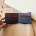 植鞣革短夾|5卡片層|零錢袋│木苺漸層灰藍_2 植鞣革短夾|5卡片層|零錢袋│木苺漸層灰藍_2