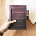 真皮書套│無印良品B6尺寸│明信片版|木苺漸層焦茶 真皮書套│無印良品B6尺寸│明信片版|木苺漸層焦茶