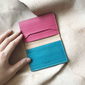 卡夾|極簡版|4卡位|胭脂粉漸層里昂藍 卡夾|極簡版|4卡位|胭脂粉漸層里昂藍