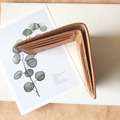 植鞣革短夾|6卡片層│淺棕_3 植鞣革短夾|6卡片層│淺棕_3