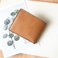 植鞣革短夾|6卡片層│淺棕_4 植鞣革短夾|6卡片層│淺棕_4