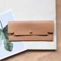版師風格長夾|超薄4卡層|雙鈔票層|淺棕 版師風格長夾|超薄4卡層|雙鈔票層|淺棕