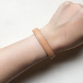 皮革手環│ 雙面雙色|客製敲印文字|淺棕搭原皮 皮革手環│ 雙面雙色|客製敲印文字|淺棕搭原皮