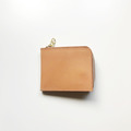 植鞣革短夾|4卡|分離式零錢袋|淺棕 植鞣革短夾|4卡|分離式零錢袋|淺棕