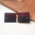 植鞣革短夾|4卡|分離式零錢袋|木莓漸層灰藍_2 植鞣革短夾|4卡|分離式零錢袋|木莓漸層灰藍_2