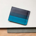 植鞣革鈔票夾|6卡層|灰藍漸層里昂藍_4 植鞣革鈔票夾|6卡層|灰藍漸層里昂藍_4