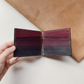 植鞣革鈔票夾|6卡層|木莓漸層灰藍_1 植鞣革鈔票夾|6卡層|木莓漸層灰藍_1