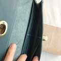 植鞣革長夾|8卡3隔層|口金零錢層|文青藍_4 植鞣革長夾|8卡3隔層|口金零錢層|文青藍_4