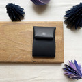 植鞣革信封零錢包|信用卡片|黑_2 植鞣革信封零錢包|信用卡片|黑_2