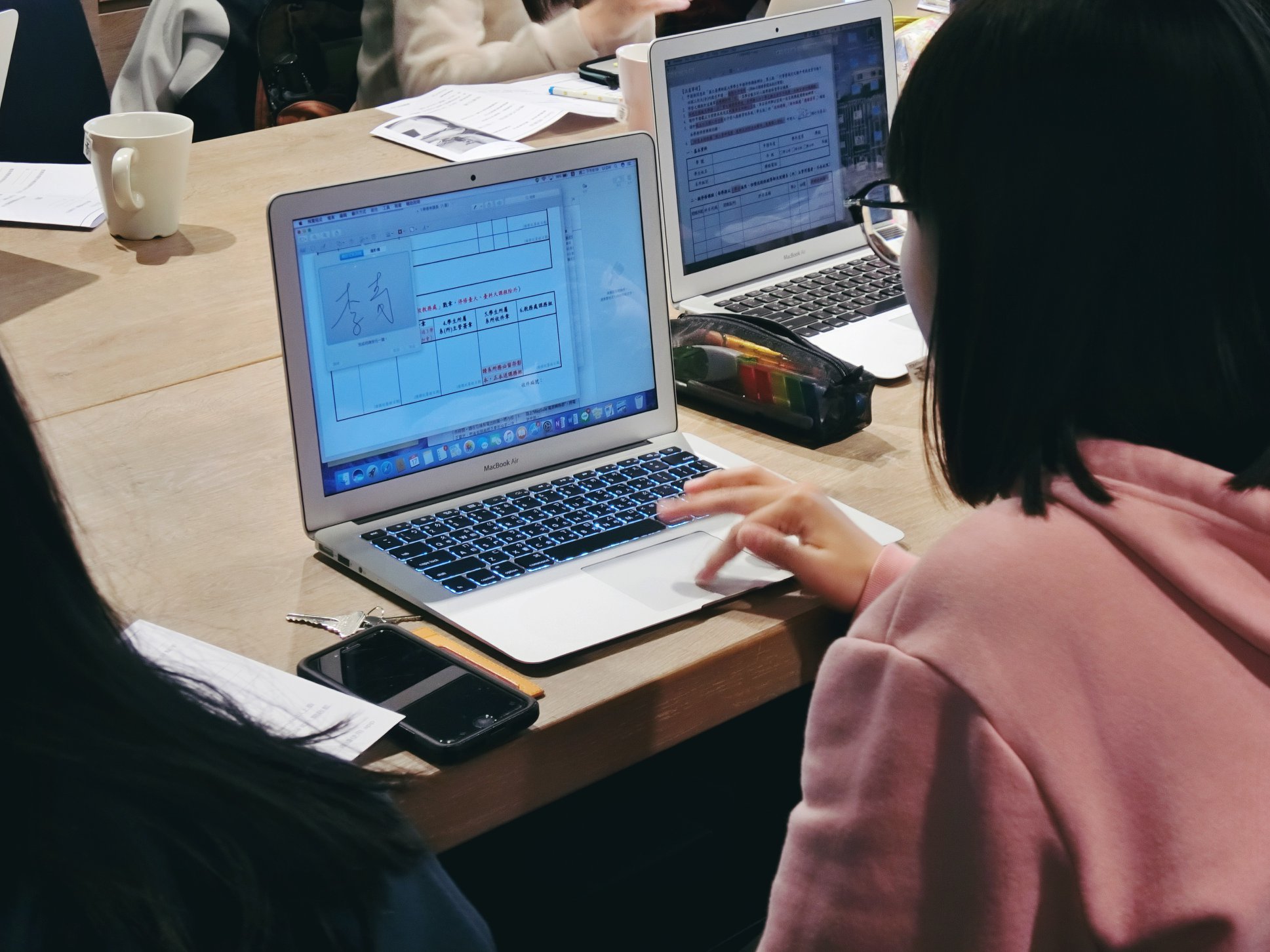 同學使用Mac預覽程式