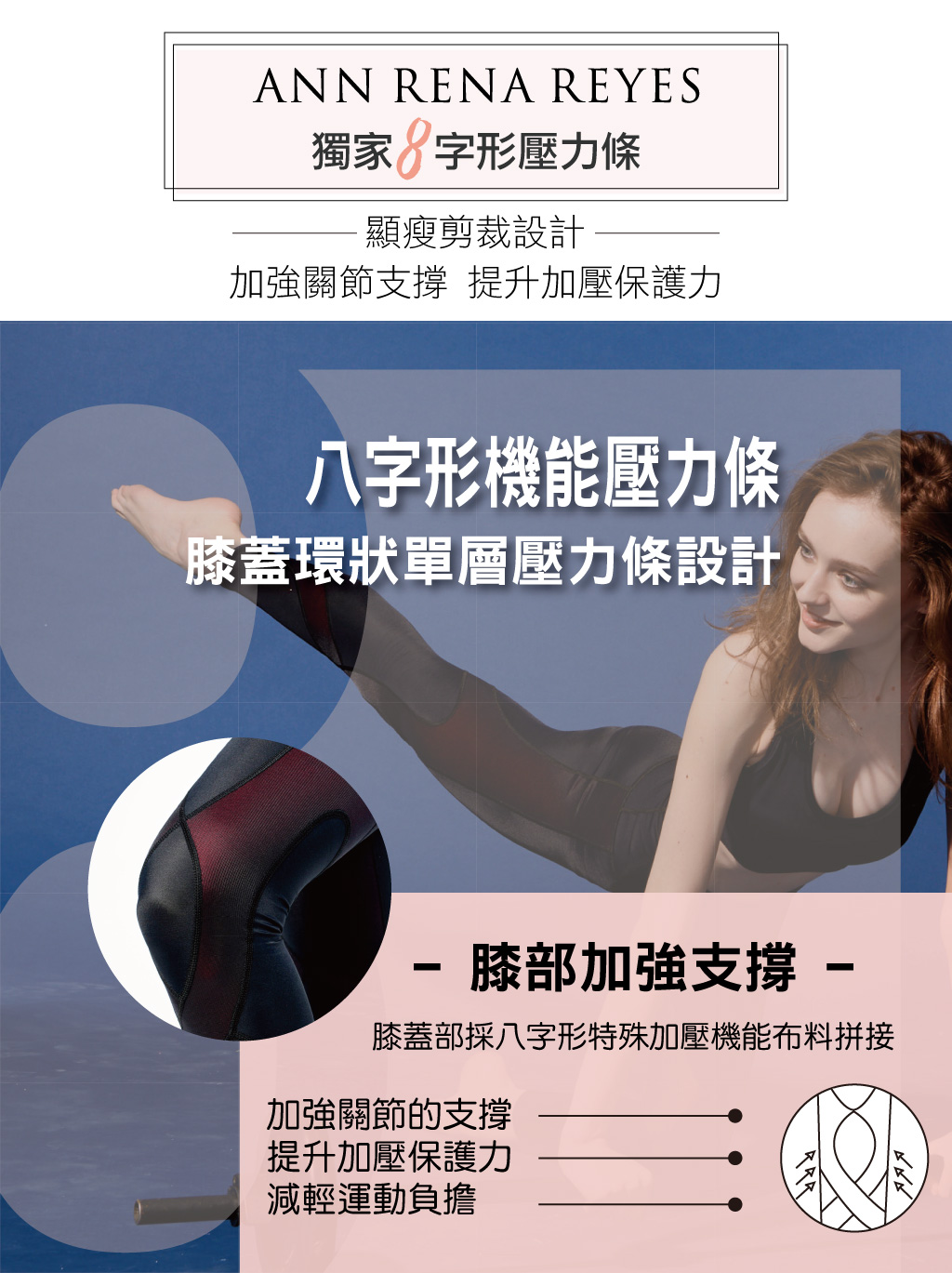運動計畫壓力褲-循環雕塑壓力緊身褲-AnnRenaReyes 運動計畫壓力褲-循環雕塑壓力緊身褲-AnnRenaReyes