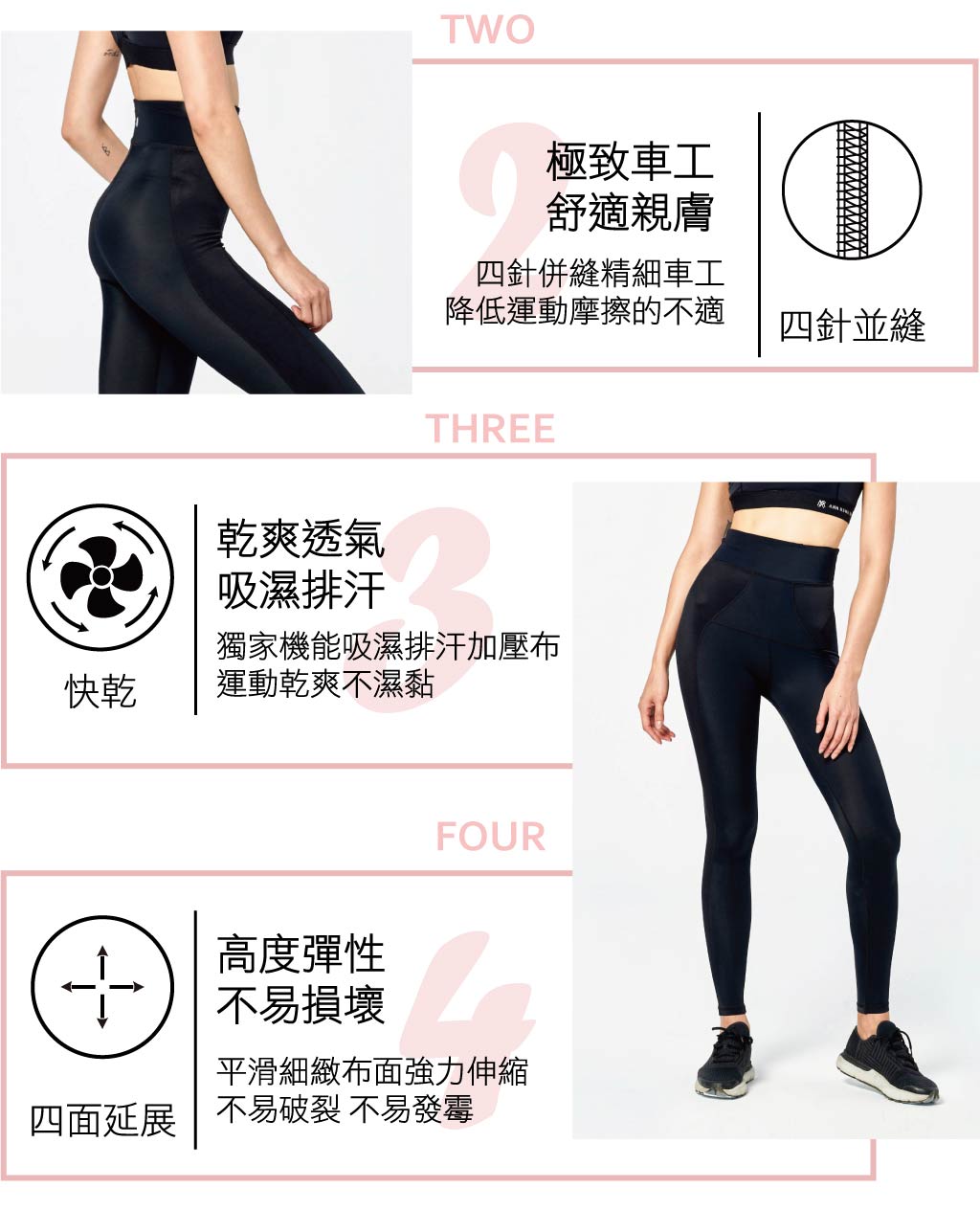 腹部核心支撐壓力褲-高腰緊身壓力褲-AnnRenaReyes 腹部核心支撐壓力褲-高腰緊身壓力褲-AnnRenaReyes