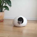 【安選物】手作保暖貓窩 淺灰貓窩_4 【安選物】手作保暖貓窩 淺灰貓窩_4