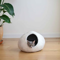 【安選物】手作保暖貓窩 淺灰貓窩_3 【安選物】手作保暖貓窩 淺灰貓窩_3