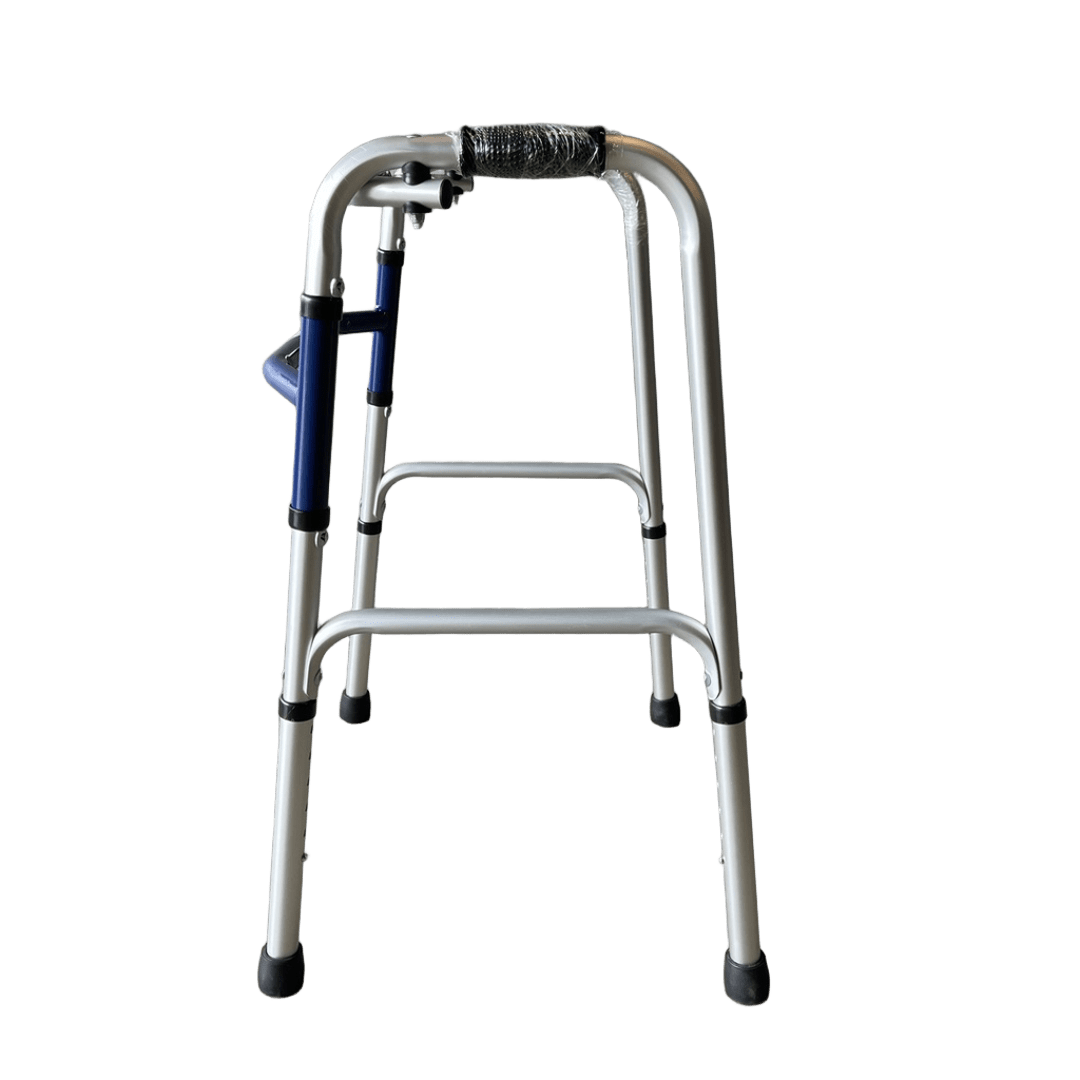 均佳 JK-G001 ㄇ型助行器側身展示圖,高度調整範圍 75~92cm,適用輔具補助