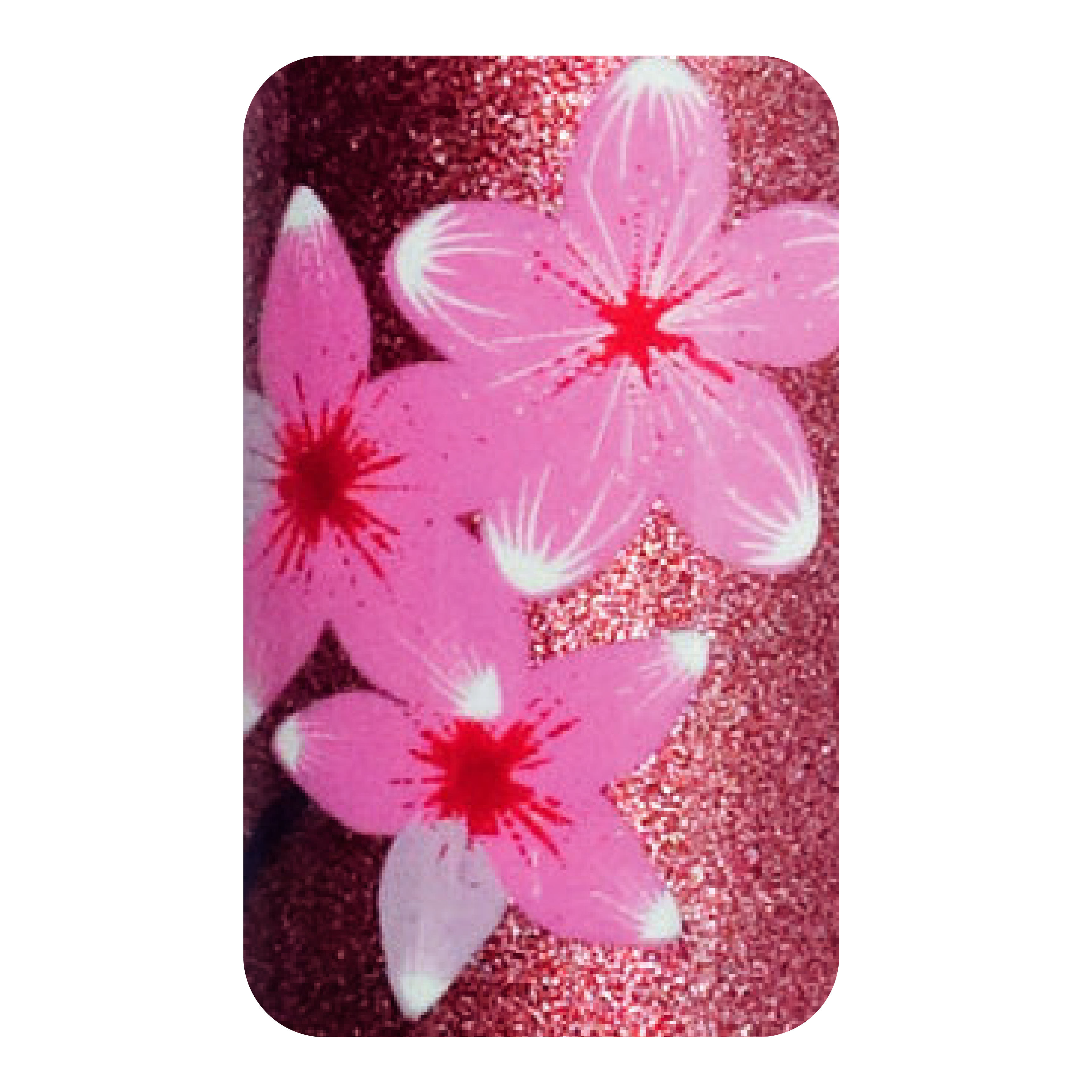 日本 SHIMA 碳纖維手杖櫻花粉花色特寫,專為女性設計的優雅日本和風圖騰。