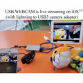 USB WEBCAM to iOS / HDHMI adapter (with iOS adapter) USB WEBCAM to iOS / HDHMI adapter (with iOS adapter)