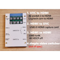 HDMI-UVC DualMode converter! dji pocket 3 to HDMI Logitech to HDMI uvc to hdmi HDMI-UVC DualMode converter! dji pocket 3 to HDMI Logitech to HDMI uvc to hdmi